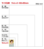 ウォレットサイズ　パウチ加工有り(60×90mm)×2枚/オプシスフォトコース再プリント注文